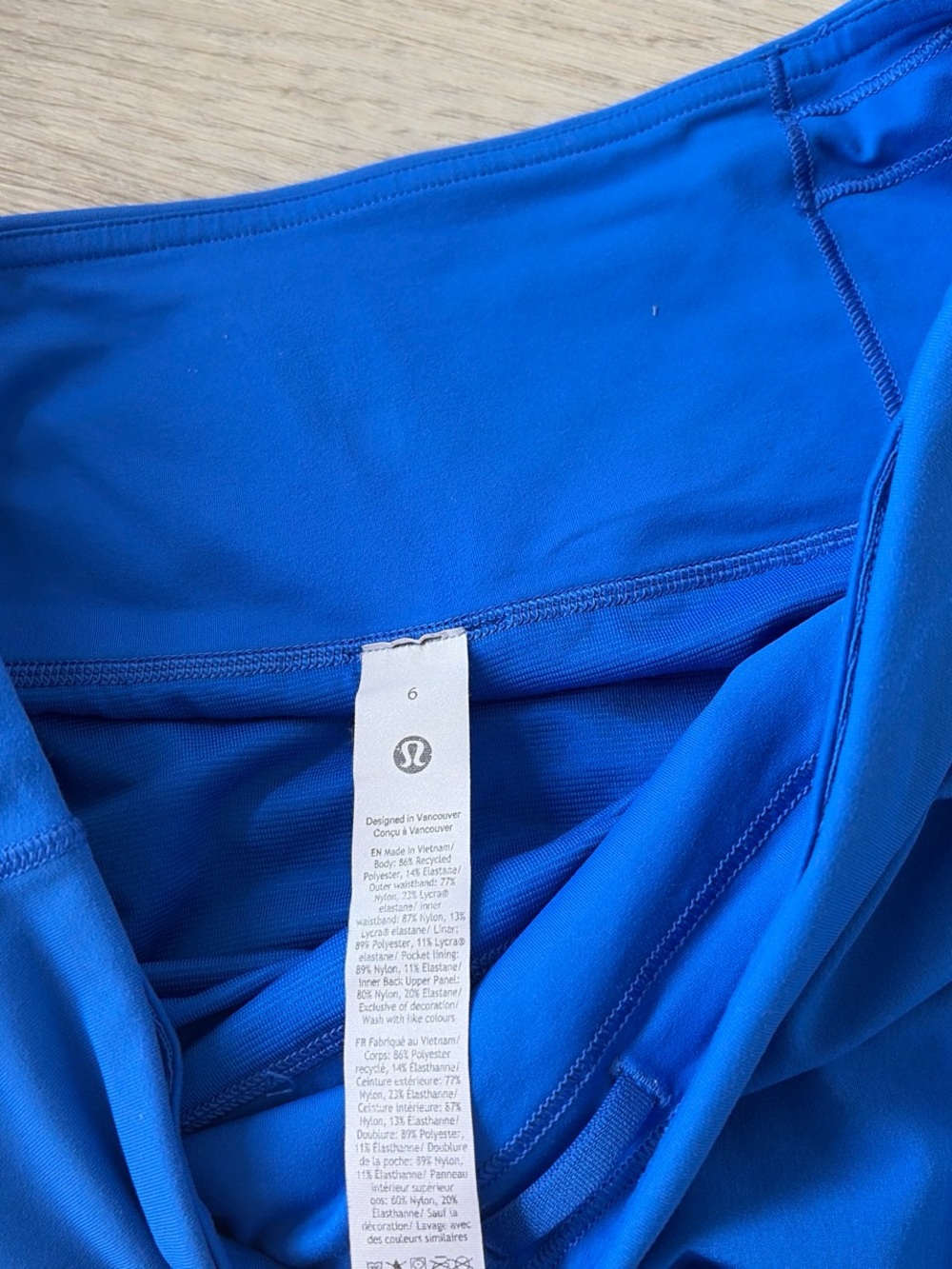 lululemon athletica Women's Athletic Shorts in Cobalt Blue - Picture 2 of 3